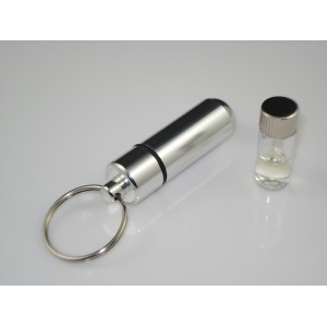 pill box with oil vial